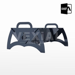 Planos Parrilla Portátil con Base Ancha (505x414x250(h)mm)