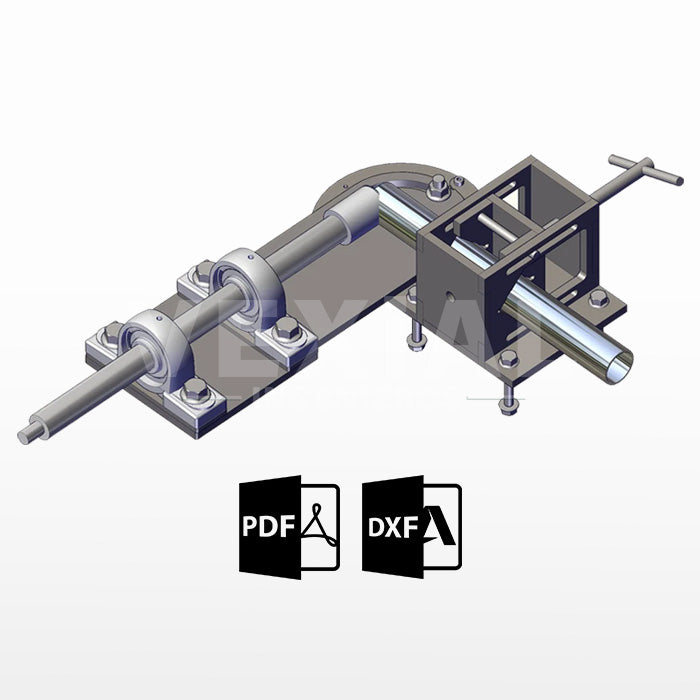 PLANOS PARA FABRICAR CORTADOR DE TUBO CIRCULAR DE METAL