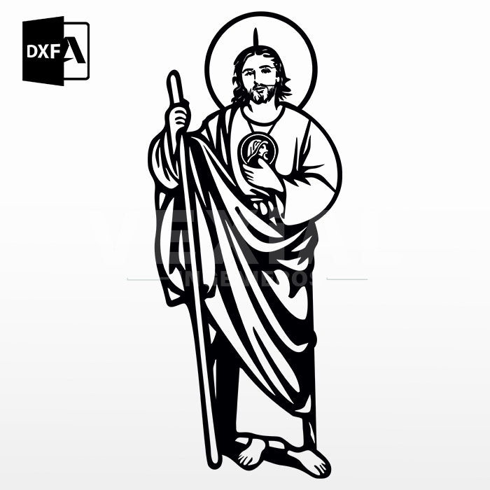 DISEÑO SAN JUDAS TADEO - DXF corte laser
