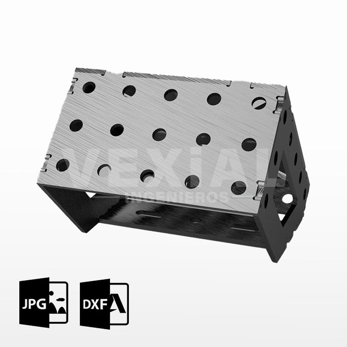 PLANOS PARA EXTENSION MULTIPLE 200x200x150x6mm