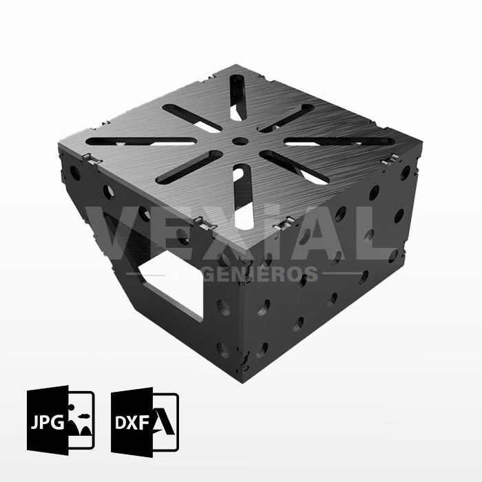 PLANOS PARA EXTENSION MULTIPLE 200x200x150x6mm