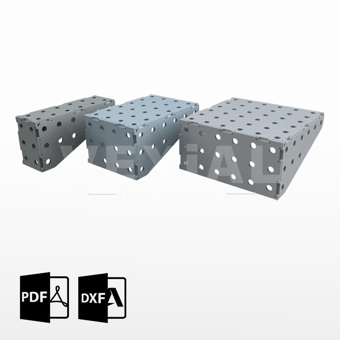 KIT COMPLETO - PLANOS PARA HERRAMIENTAS DE SUJECION (plancha 6mm)