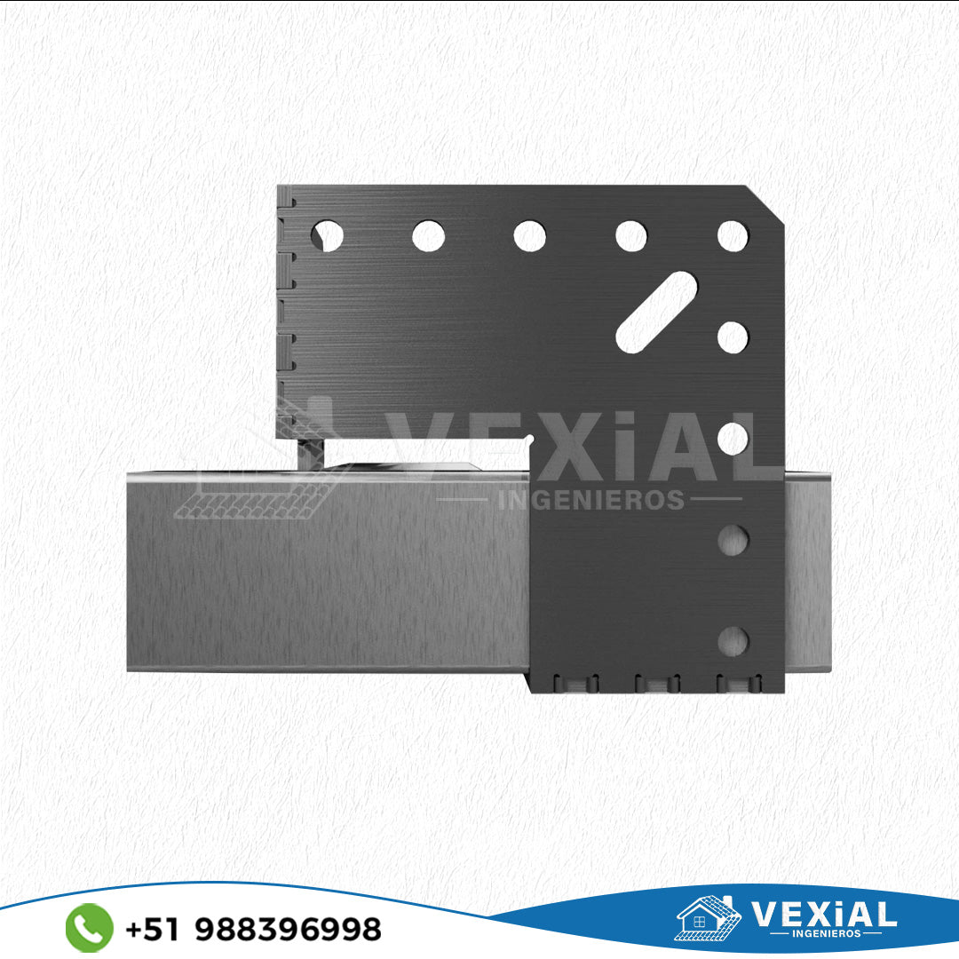 PLANOS DE SUJECION DE ESQUINAS PARA MESAS DE SOLDADURA (150x150×67×8 mm)