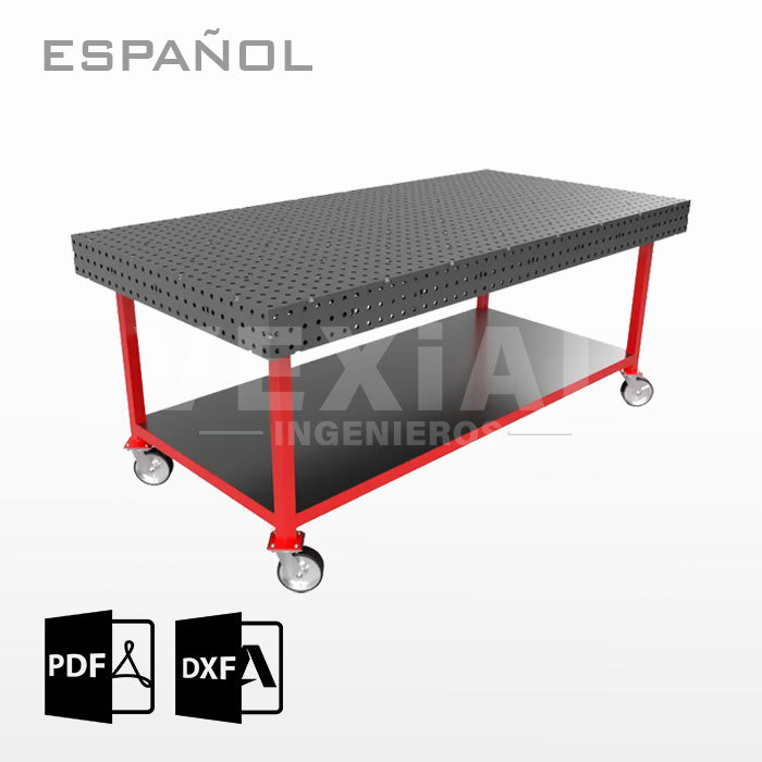 PLANOS PARA MESAS DE SUJECIÓN DE SOLDADOR (plancha 10mm)