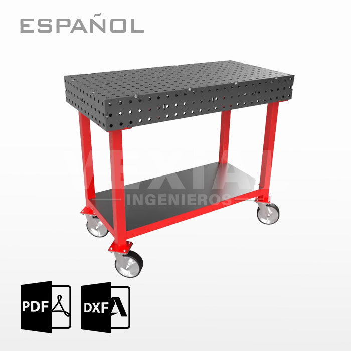 PLANOS PARA MESAS DE SUJECIÓN DE SOLDADOR (plancha 10mm)