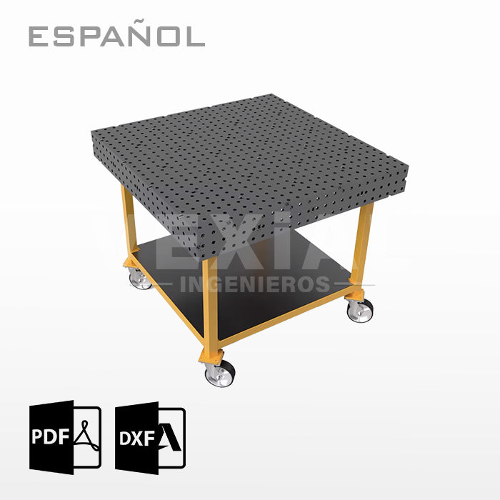 PLANOS PARA MESAS DE SUJECIÓN DE SOLDADOR (plancha 12mm)