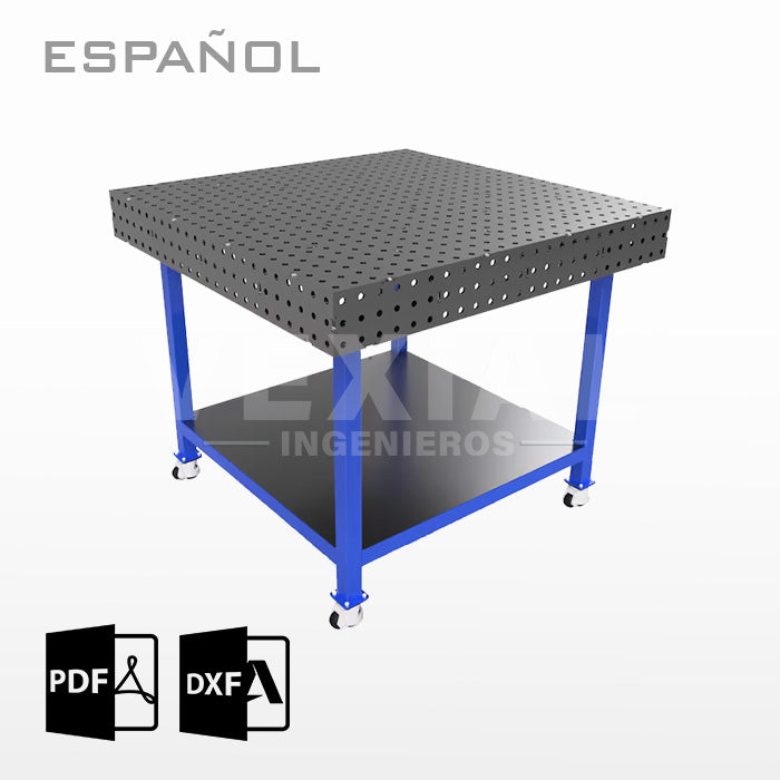 PLANOS PARA MESAS DE SUJECIÓN PARA SOLDADOR (plancha 6 mm)