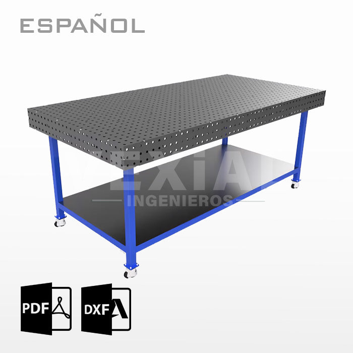 PLANOS PARA MESAS DE SUJECIÓN PARA SOLDADOR (plancha 6 mm)