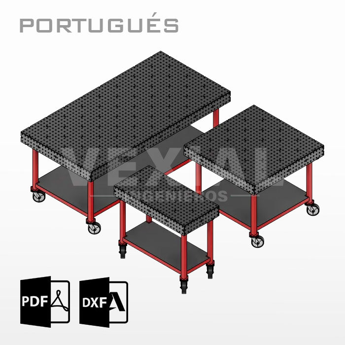 PLANOS PARA MESAS DE SUJECIÓN DE SOLDADOR (plancha 10mm)