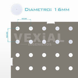 Planos para Mesas Modulares de Soldadura - Acero de 12mm o 1/2"
