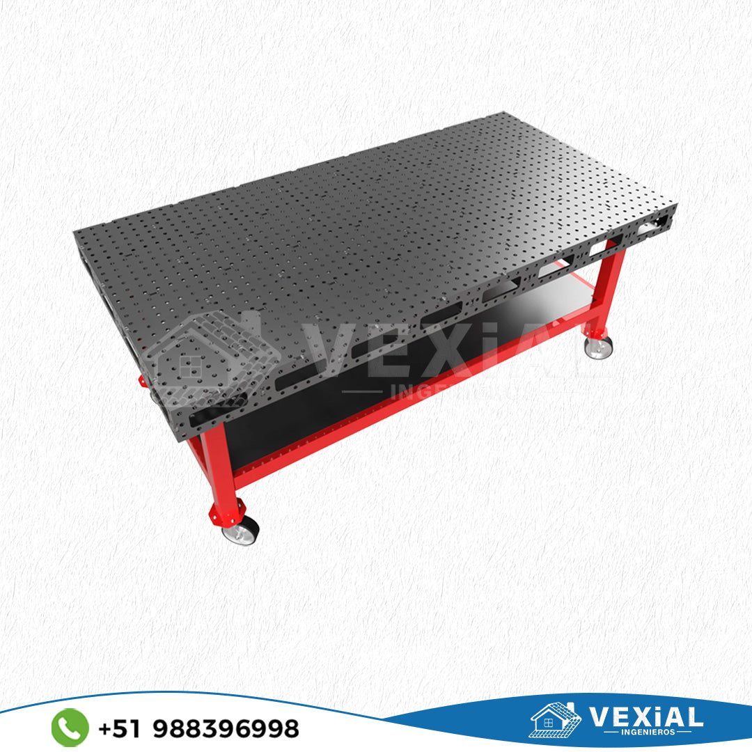 MESA DE SUJECIÓN PARA SOLDADOR (2400x1200x1000(h)mm) (plancha 9mm)