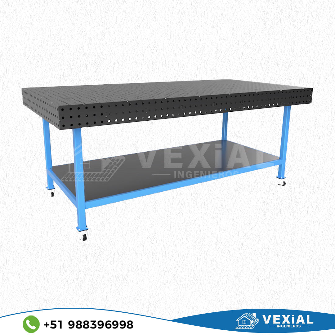 PLANOS DE MESA DE SUJECIÓN PARA SOLDADOR (plancha 6mm) (2400x1200x1000(h)mm)