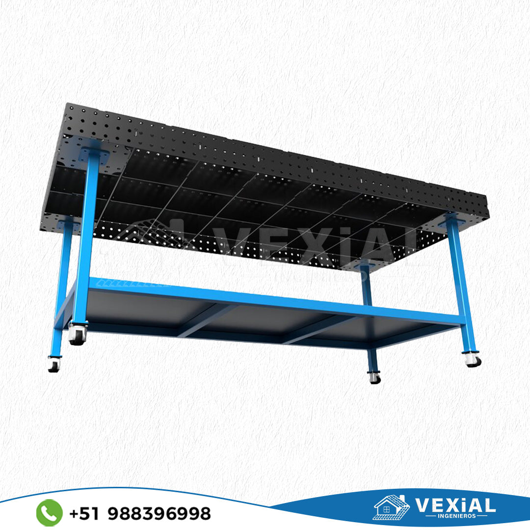 PLANOS DE MESA DE SUJECIÓN PARA SOLDADOR (plancha 6mm) (2400x1200x1000(h)mm)