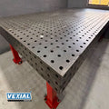 Mesa Industrial para Soldador - 2400x1200mm - Chapa 6mm (1/4")