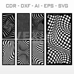 PAQUETE DISEÑO CELOSIAS - #002 (CDR, DXF, AI, EPS, SVG)