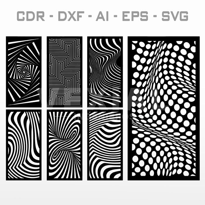 PAQUETE DISEÑO CELOSIAS - #002 (CDR, DXF, AI, EPS, SVG)