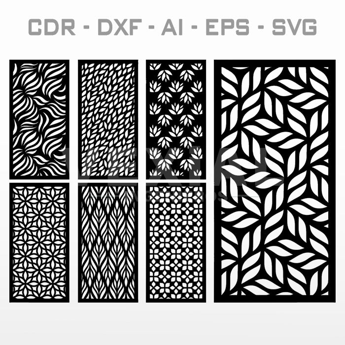 PAQUETE DISEÑO CELOSIAS - #004 (CDR, DXF, AI, EPS, SVG)