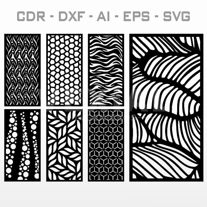 PAQUETE DISEÑO CELOSIAS - #011 (CDR, DXF, AI, EPS, SVG)