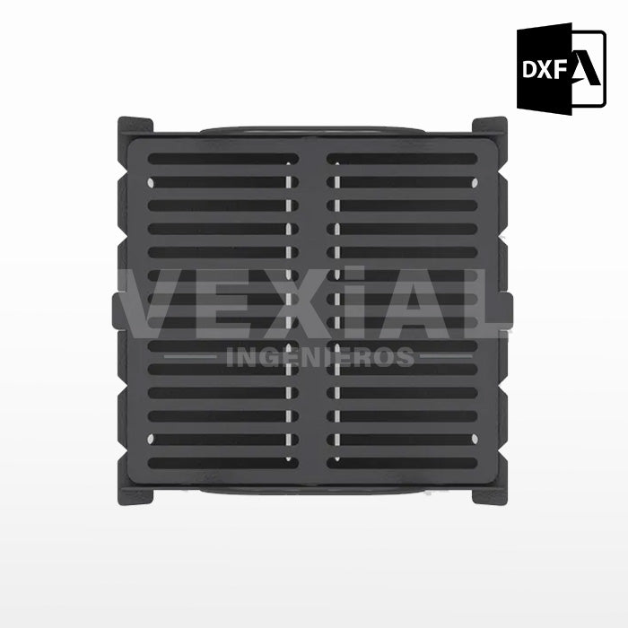 ARCHIVOS DXF PARA PARRILLA PORTATIL (309x300x250(h)mm) - MALETIN