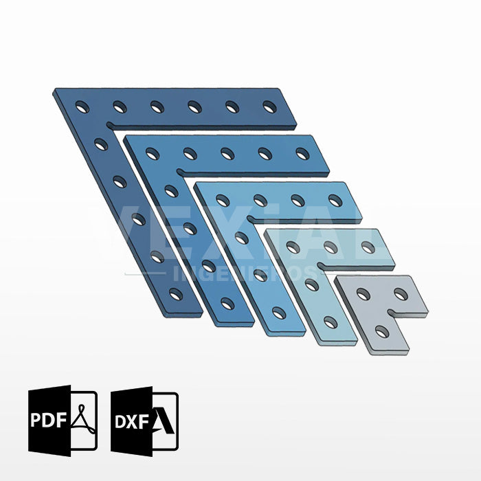 KIT COMPLETO - PLANOS PARA HERRAMIENTAS DE SUJECION (plancha 6mm)