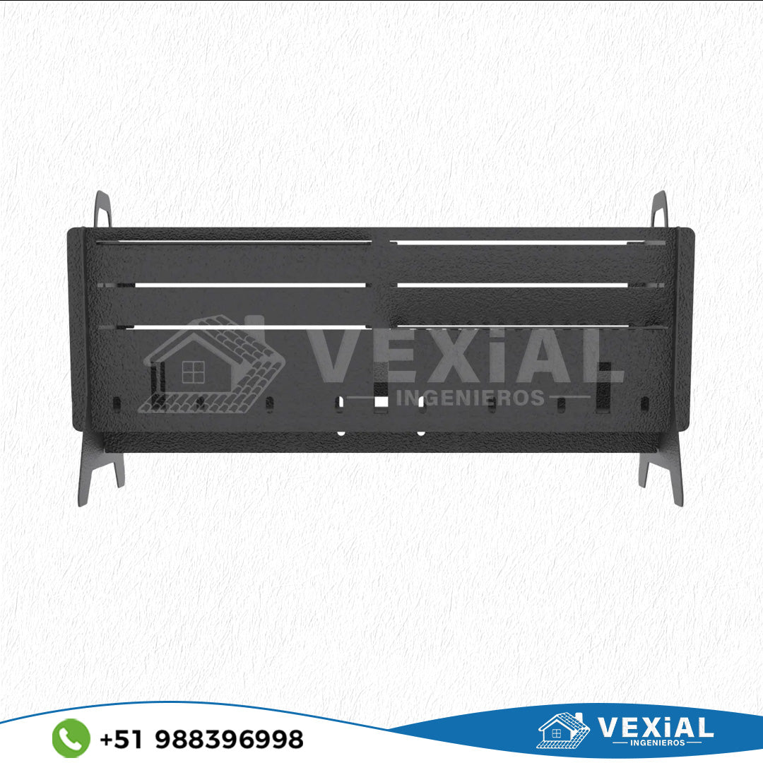ARCHIVOS DXF PARA PARRILLA PEGLABLE (696 x 478 x 357(h)mm) - MALETIN