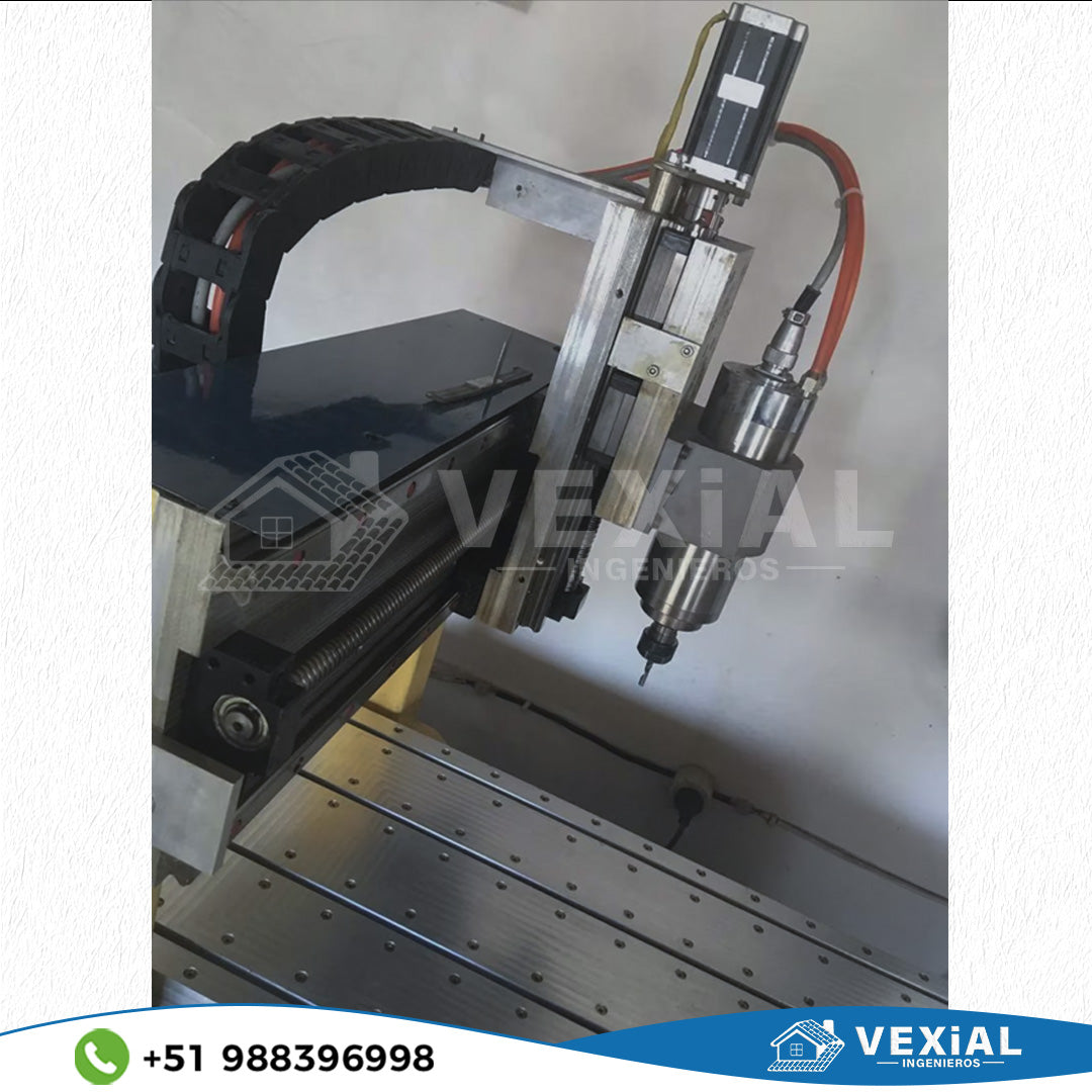 PLANOS COMPLETOS PARA FABRICAR UNA FRESADORA CNC DE METAL - AREA DE TRABAJO (800×350×200mm)