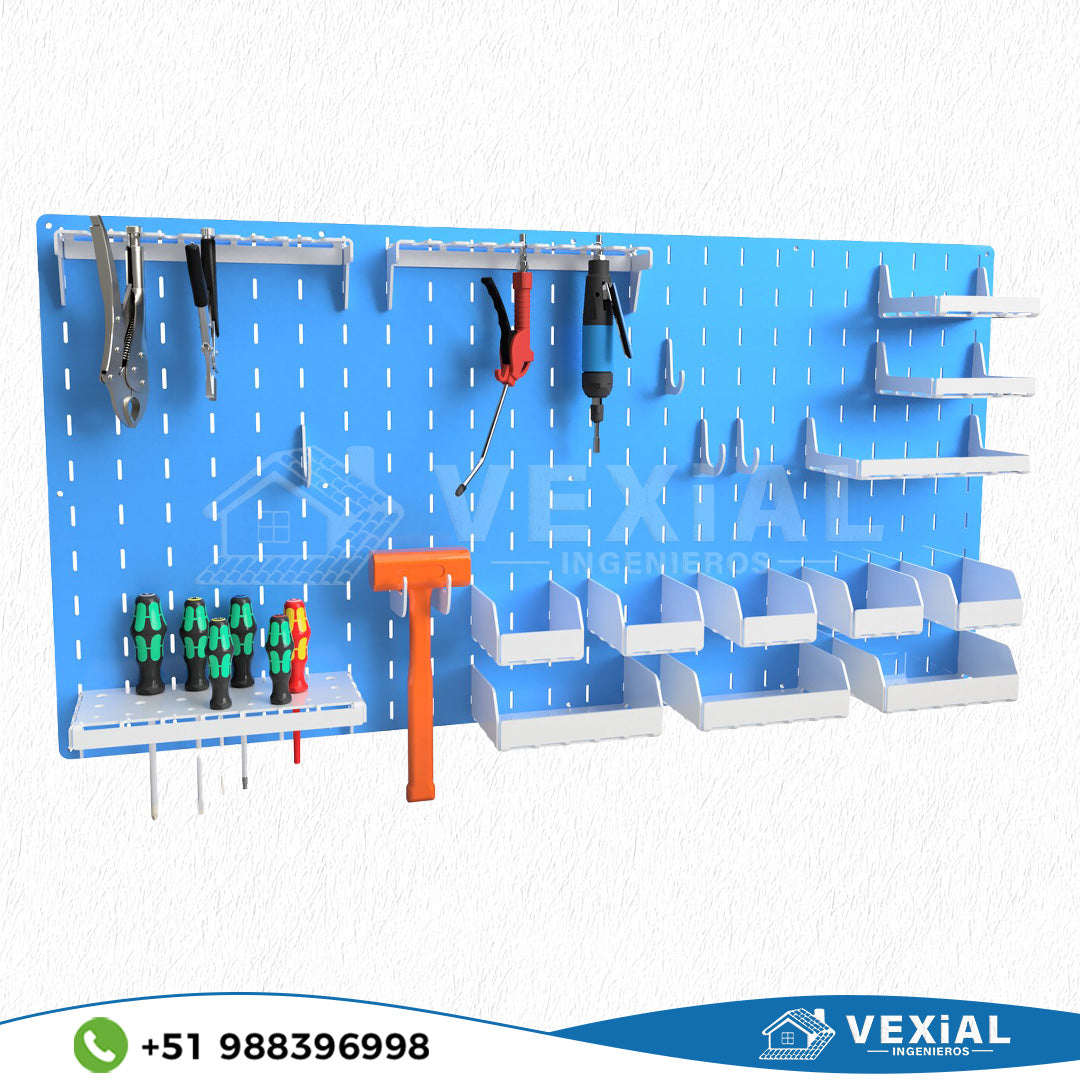 PLANOS PARA ORGANIZADOR DE HERRAMIENTAS SLOTWALL/PEGBOARD (1200x1200)(1200x600)