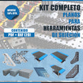 KIT COMPLETO - PLANOS PARA HERRAMIENTAS DE SUJECION (plancha 6mm)