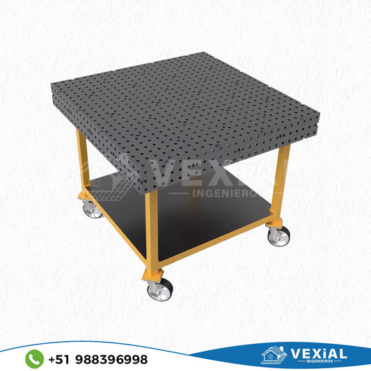 PLANOS MESA DE SUJECION PARA SOLDADOR (1200x1200x1000(h)mm) (plancha 12mm)