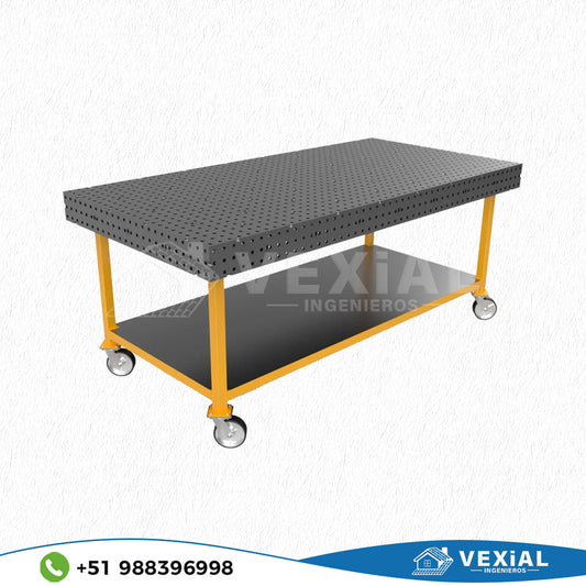 MESA DE SUJECIÓN PARA SOLDADOR (2400x1200x1000(h)mm) (plancha 12mm)
