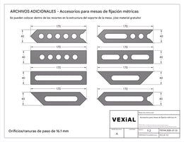 Planos para Mesas Modulares de Soldadura - Acero de 10mm o 3/8"