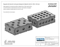 Planos para Fabricar Bloque de Fijación 50x100x150mm - Plancha 6mm o 1/4" - 2 Versiones