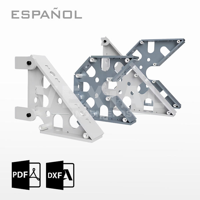 PLANOS PARA FABRICAR ESCUADRAS 3D DE SOLDADOR (plancha 6mm) (45° y 90°)