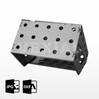PLANOS PARA EXTENSION MULTIPLE 200x200x150x6mm