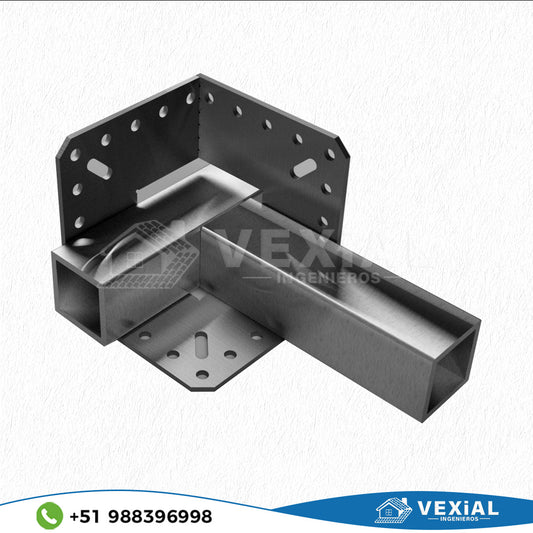 PLANOS DE SUJECION DE ESQUINAS PARA MESAS DE SOLDADURA (150x150×67×8 mm)