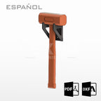 PLANOS PARA FABRICAR COLGADOR DE MARTILLO