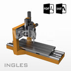 PLANOS FRESADORA CNC DE METAL - AREA DE TRABAJO (800×350×200mm)