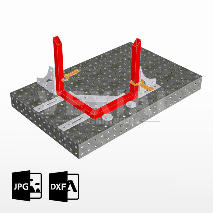 ARCHIVO DXF KIT DE HERRAMIENTAS PARA MESA DE SUJECION 20 PZS (plancha 1/4 o 6mm)