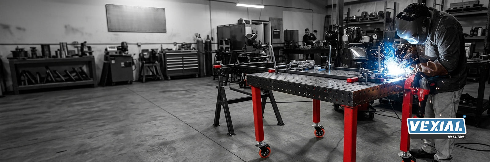 Mesas modulares para soldadura