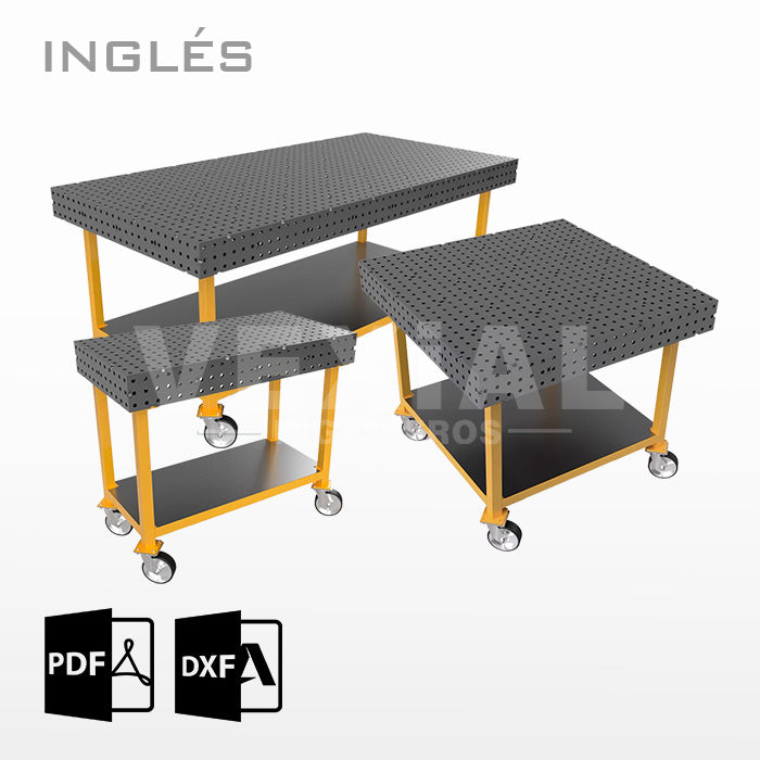 PLANOS PARA MESAS DE SUJECIÓN DE SOLDADOR (plancha 12mm)