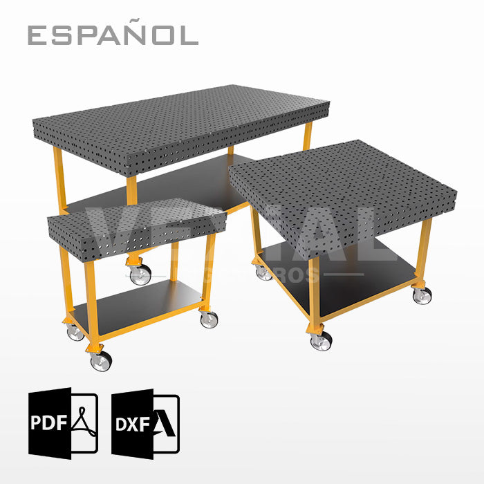 PLANOS PARA MESAS DE SUJECIÓN DE SOLDADOR (plancha 12mm)