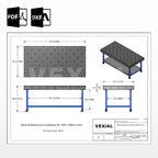 PLANOS PARA MESAS DE SUJECIÓN PARA SOLDADOR (plancha 6 mm)