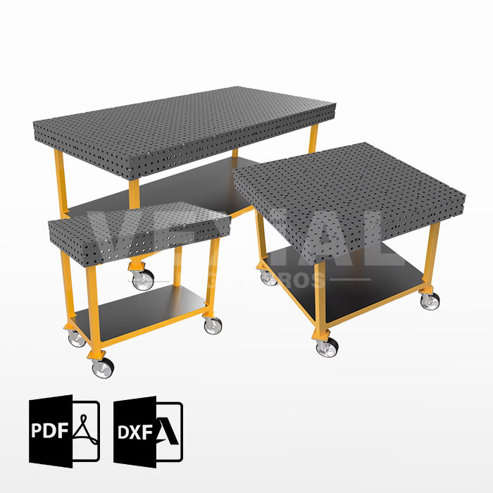 PLANOS PARA MESAS DE SUJECIÓN DE SOLDADOR (plancha 12mm)