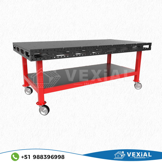 MESA DE SUJECIÓN PARA SOLDADOR (2400x1200x1000(h)mm) (plancha 9mm)