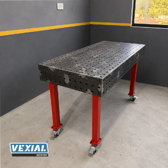 Mesa Industrial para Soldador - 1200x600mm - Chapa 6mm (1/4")