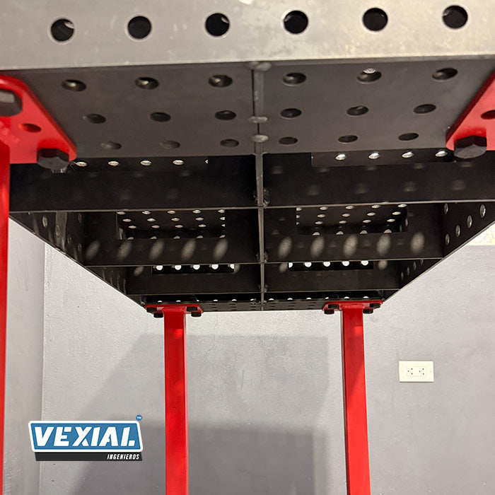 Mesa Industrial para Soldador - 1200x600mm - Chapa 6mm (1/4")