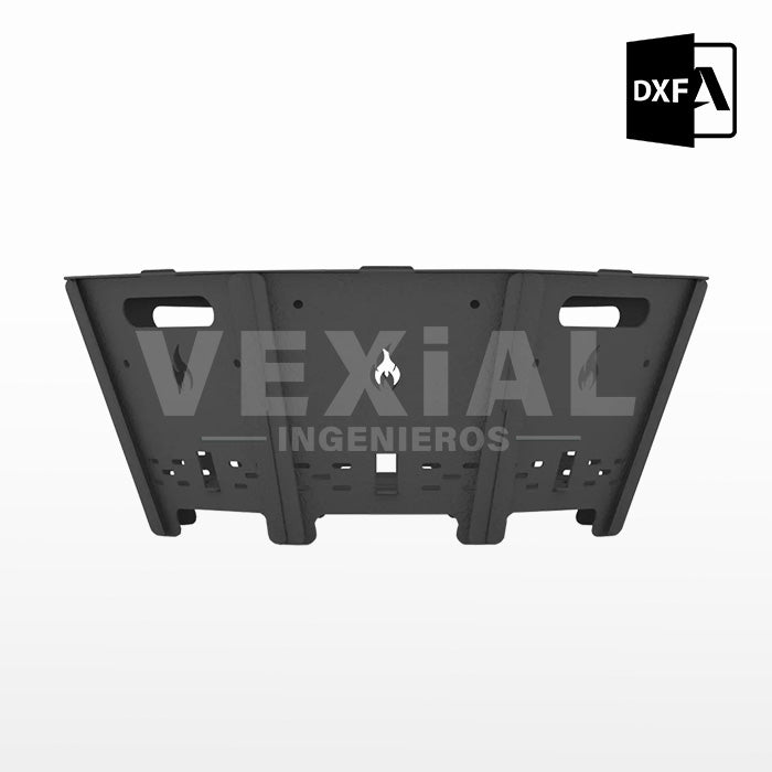 ARCHIVOS DXF PARA PARRILLA OCTAGONAL PEGLABLE (630x630x253(h)mm) - MALETIN
