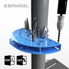 PLANOS PARA ORGANIZADOR DE BROCAS PARA TALADRO DE ESTACION