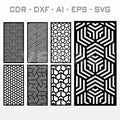 PAQUETE DISEÑO CELOSIAS - # 001 (CDR, DXF, AI, EPS, SVG)