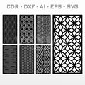 PAQUETE DISEÑO CELOSIAS - #003 (CDR, DXF, AI, EPS, SVG)